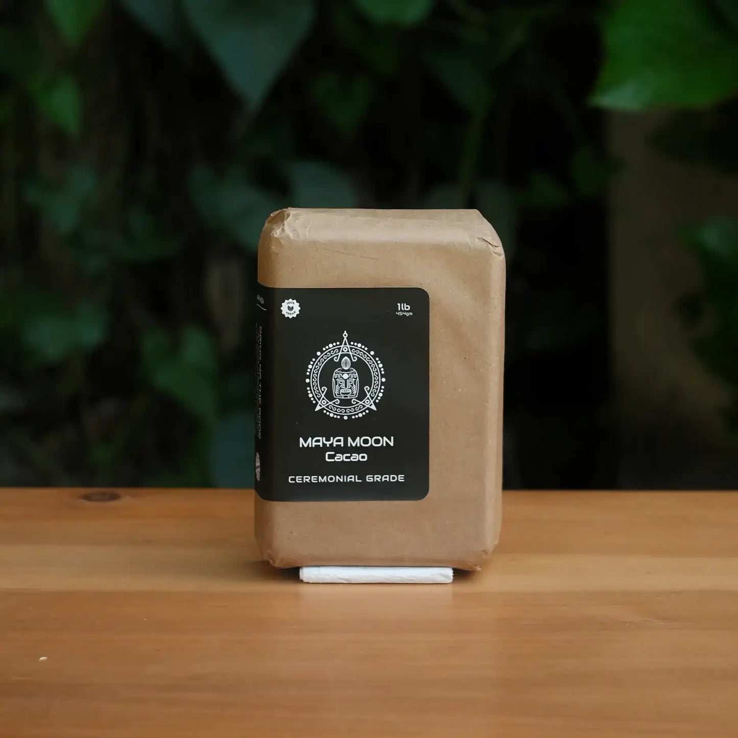 1 lb block – ceremonial cacao, vegan dark chocolate alternative