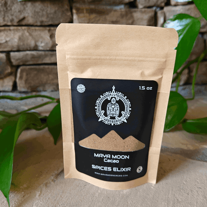 Cacao elixir blend with natural spices to enrich the flavor and benefits of ceremonial cacao