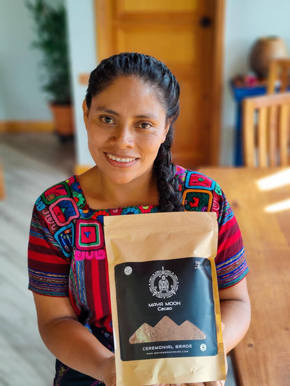 Mayan organic ceremonial Cacao (1 Lb Fresh Ground) - Maya Moon Cacao