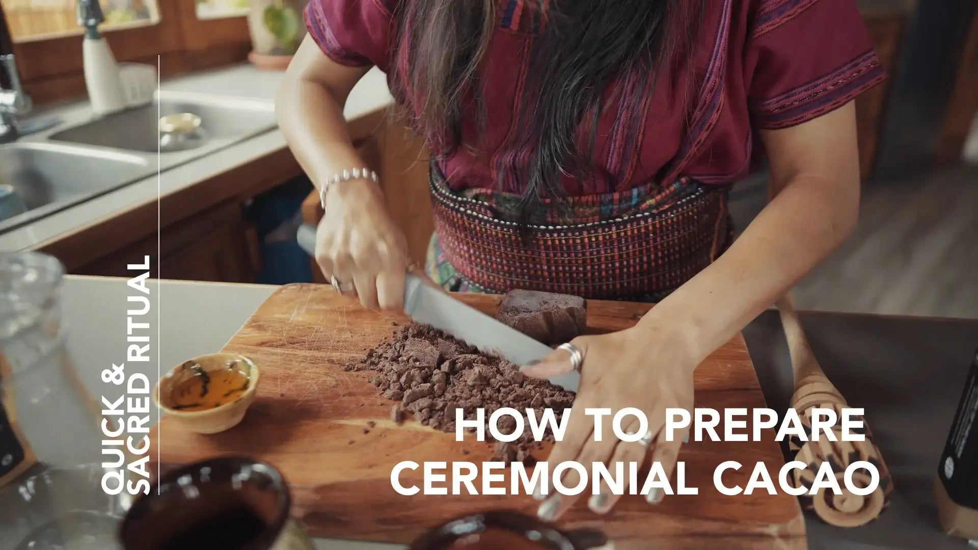 Load video: In this video, we show you step by stephow to prepare ceremonial cacao at home