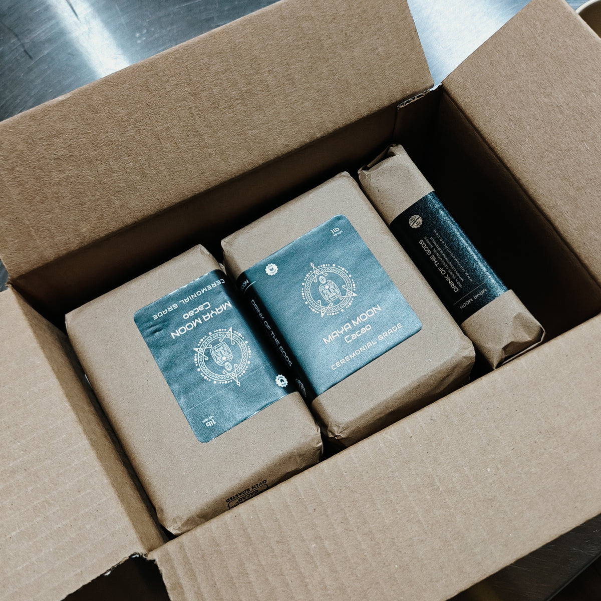 15 lb case of ceremonial cacao with 1 lb cacao paste blocks
