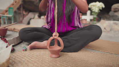 Handmade Clay Copalera | Copal Incense Burner